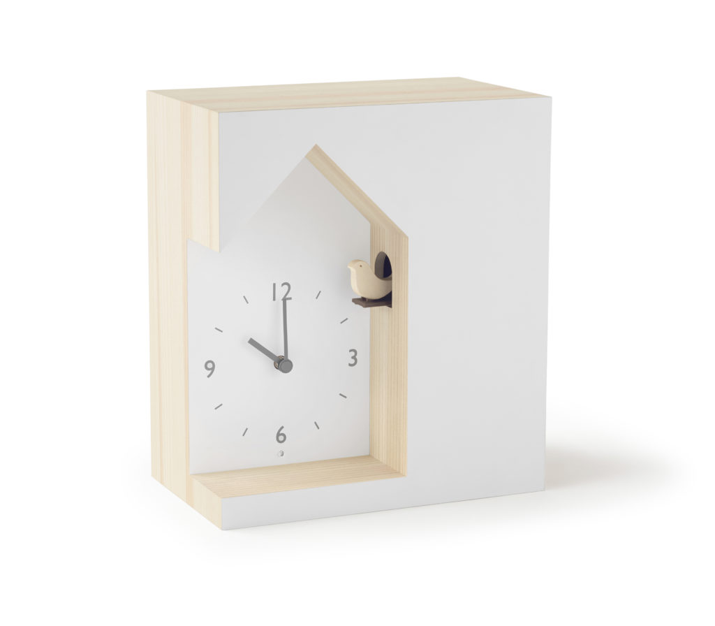 Lemnos Dent Cuckoo Clock designed by Nendo ACGS Pursuit of Beauty™